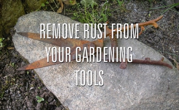 REMOVE RUST FROM YOUR GARDENING TOOLS